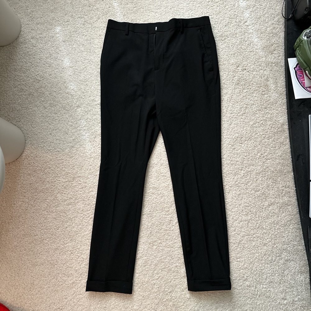Classic Black Men's Dress Trousers